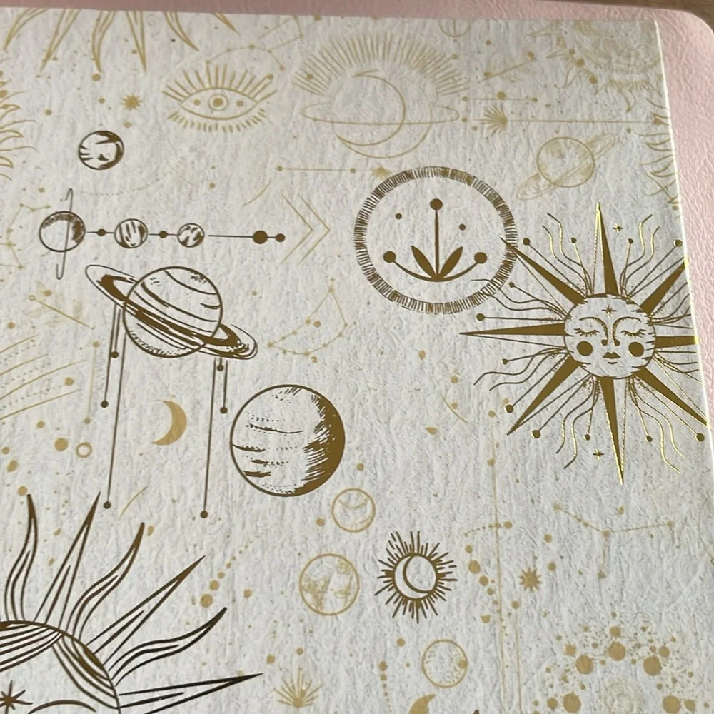 Journals Set 2 Celestial Sun Moon & Kind Capable Diary Notebook Ruled Lined NEW